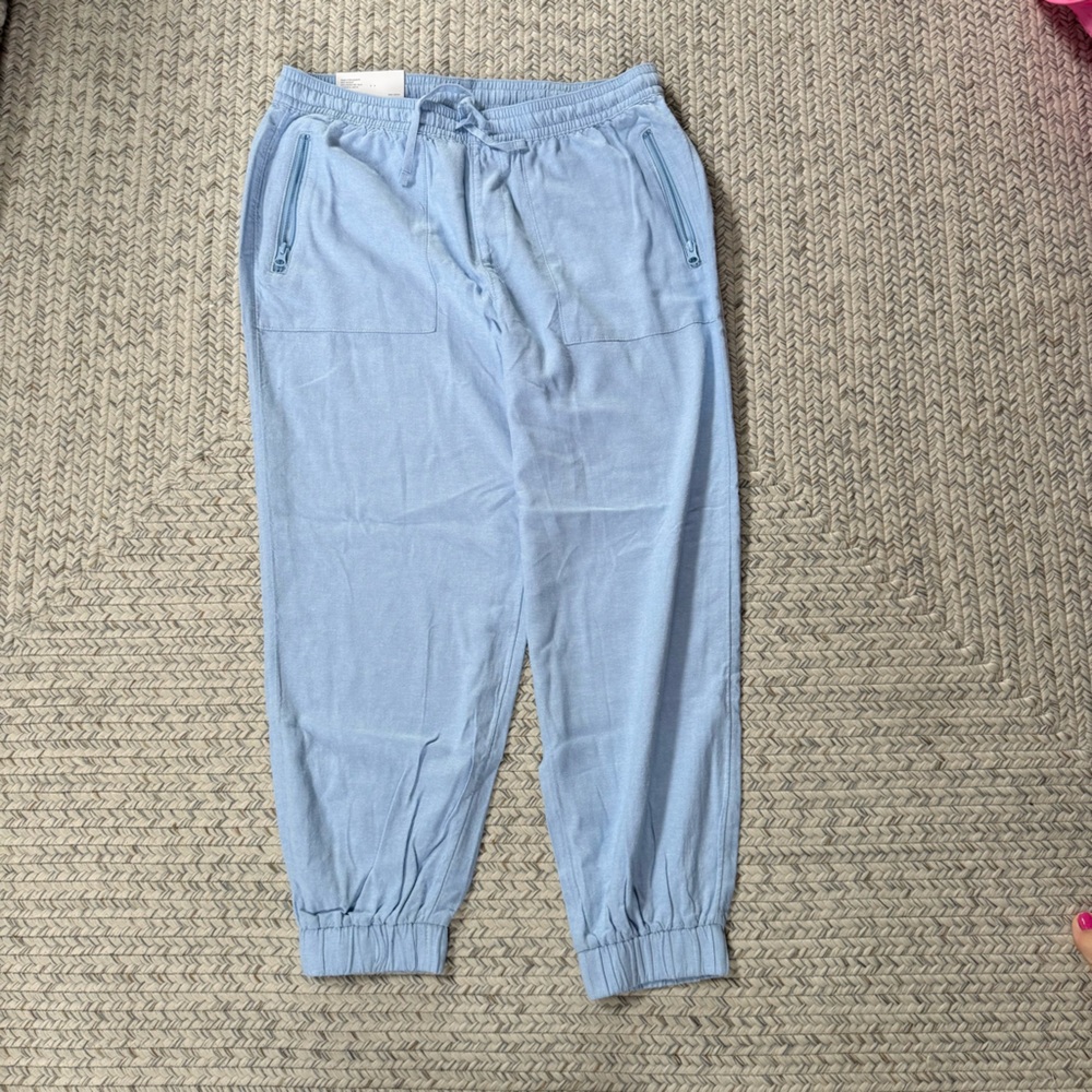 Serra Sky Blue Casual Pants